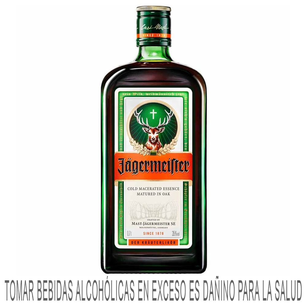 Licor de Hierbas JÄGERMEISTER Botella 700ml