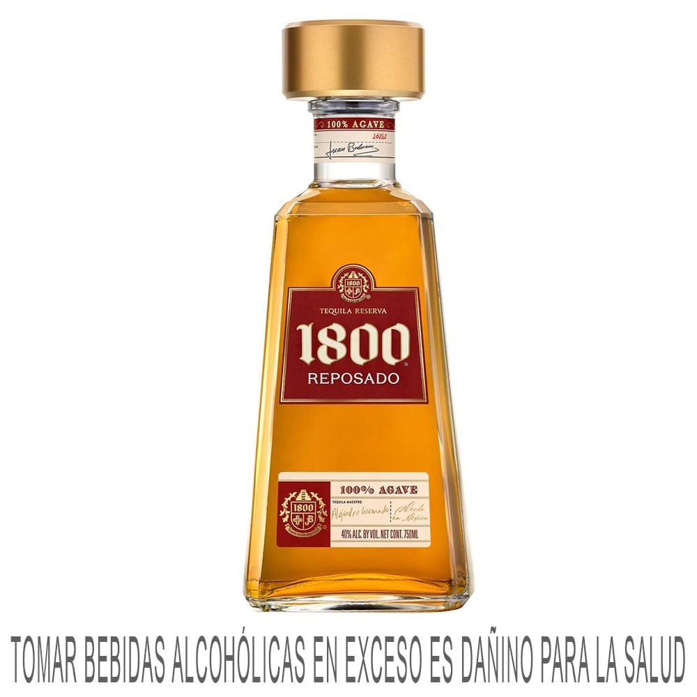 Tequila 1800 Reposado Botella 750ml