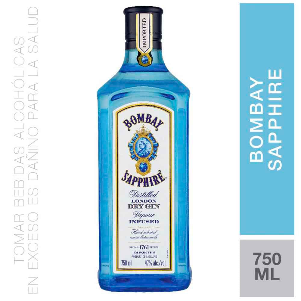 Gin BOMBAY SAPPHIRE London Dry Botella 750ml
