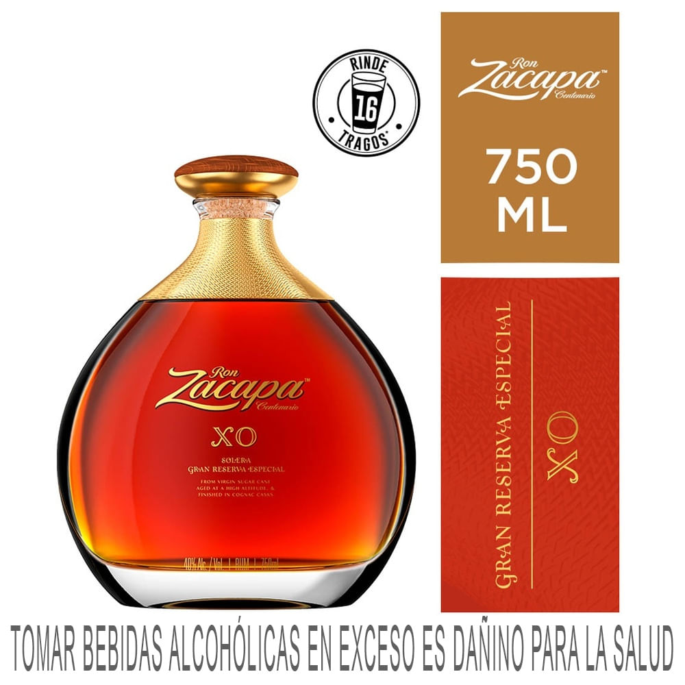 Ron ZACAPA XO Botella 750ml