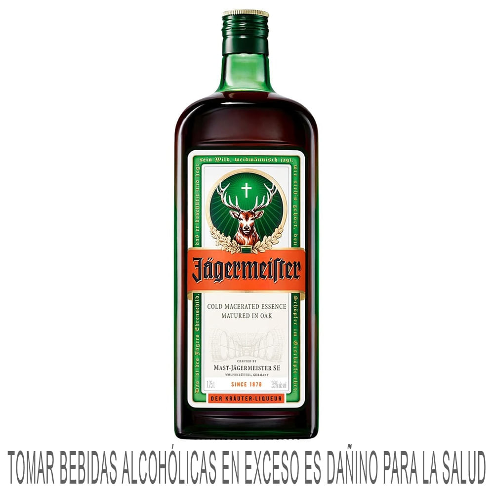 Licor de Hierbas JÄGERMEISTER Botella 1.75L