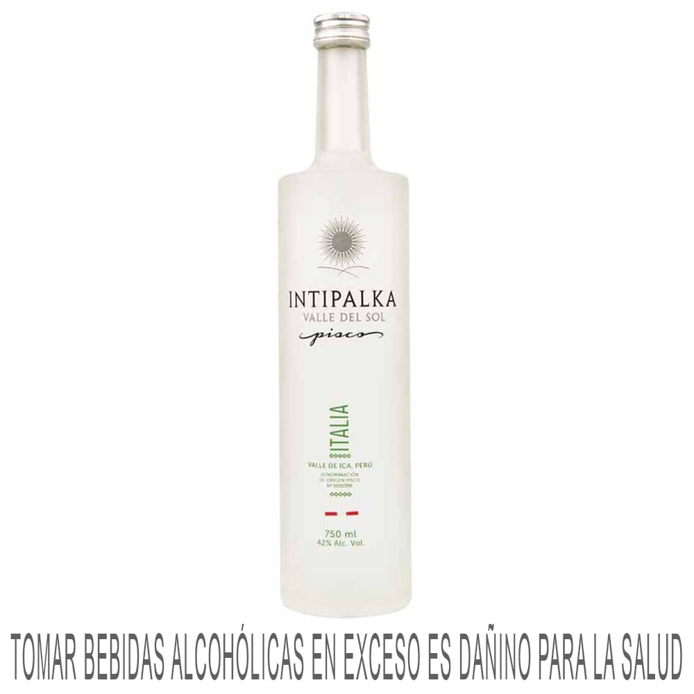 Pisco INTIPALKA Italia Botella 750ml
