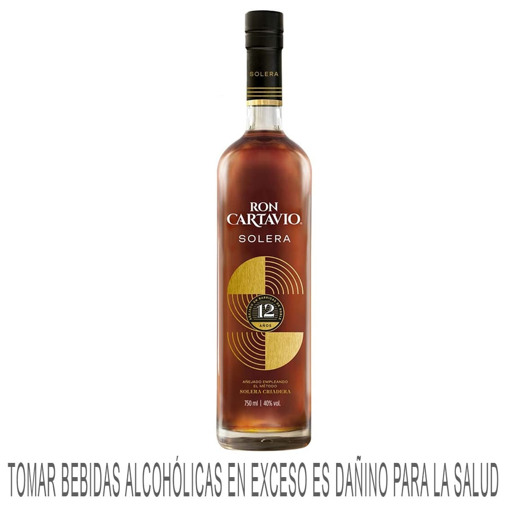 Ron CARTAVIO Solera 12 Años Botella 750ml