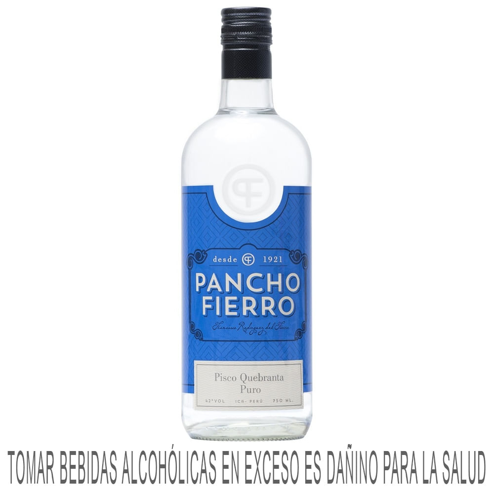Pisco PANCHO FIERRO Quebranta Botella 750ml