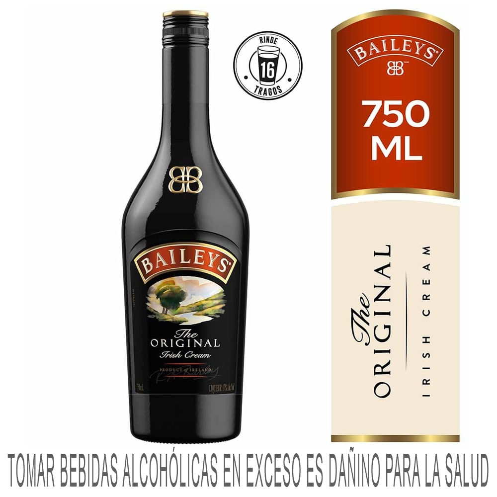 Licor de Crema BAILEYS Original Irish Cream Botella 750ml