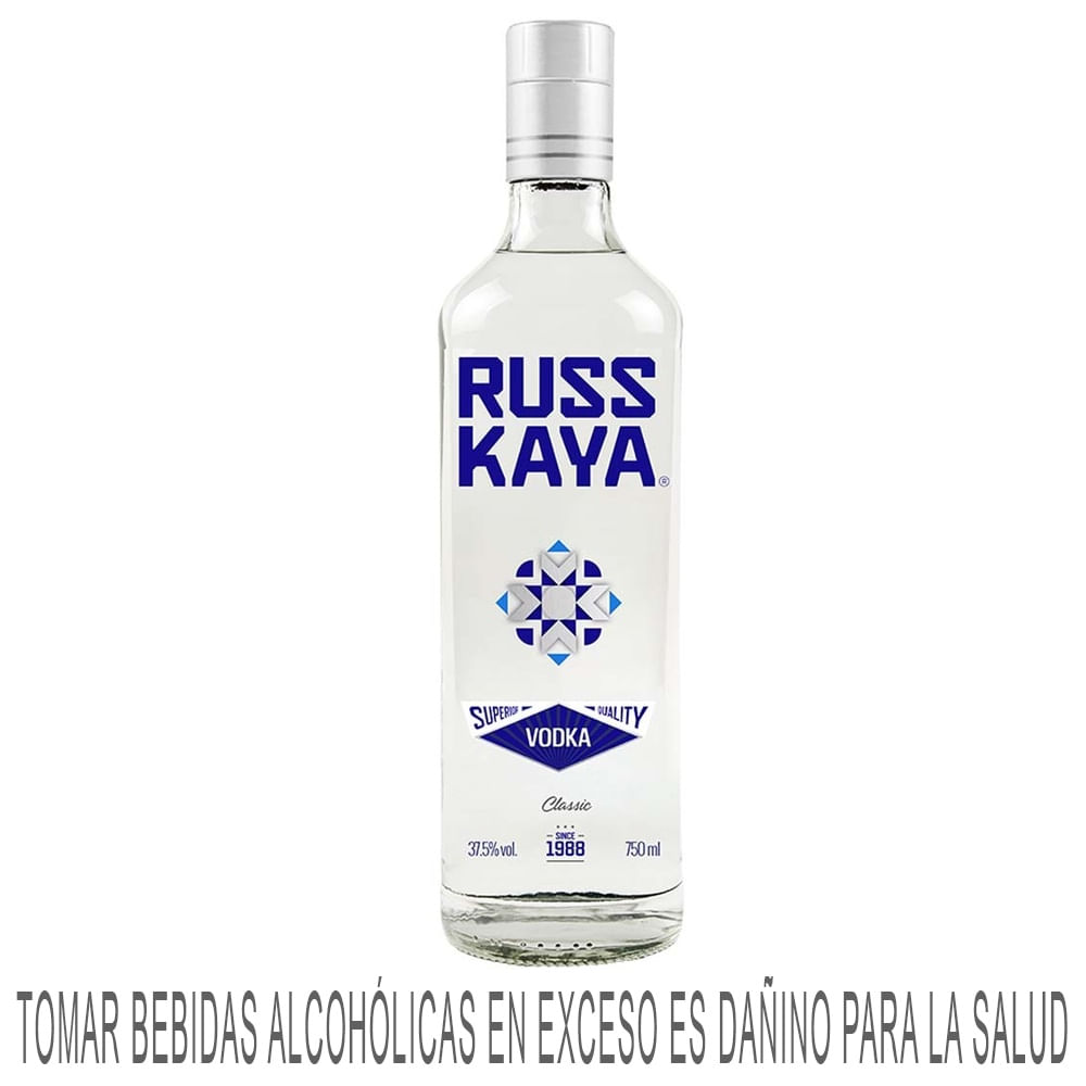 Vodka RUSSKAYA Botella 750ml