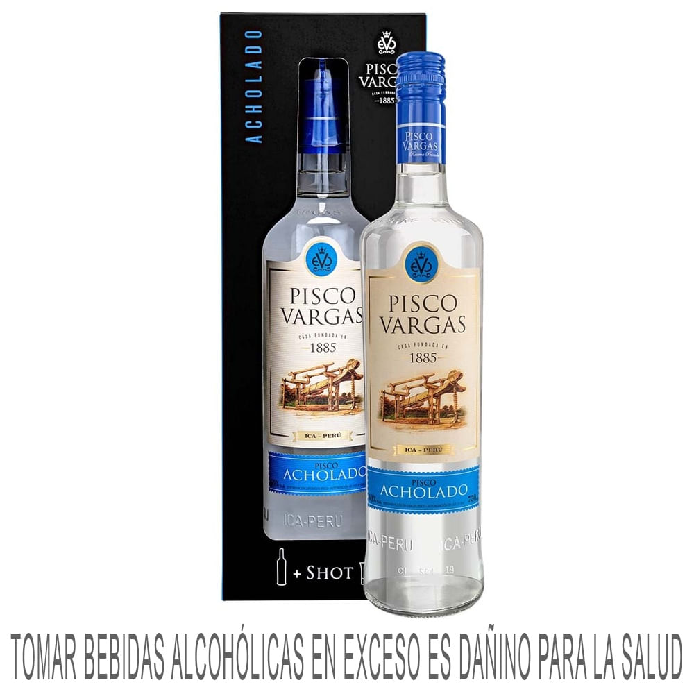 Pisco VARGAS Reserva Privada Acholado Botella 750ml