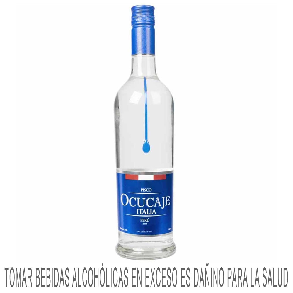 Pisco OCUCAJE Italia Botella 700ml