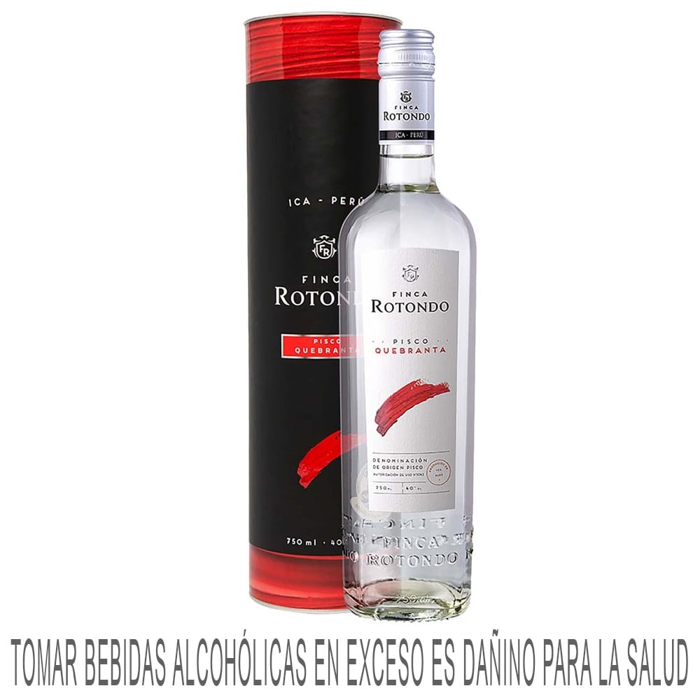Pisco FINCA ROTONDO Quebranta Botella 750ml
