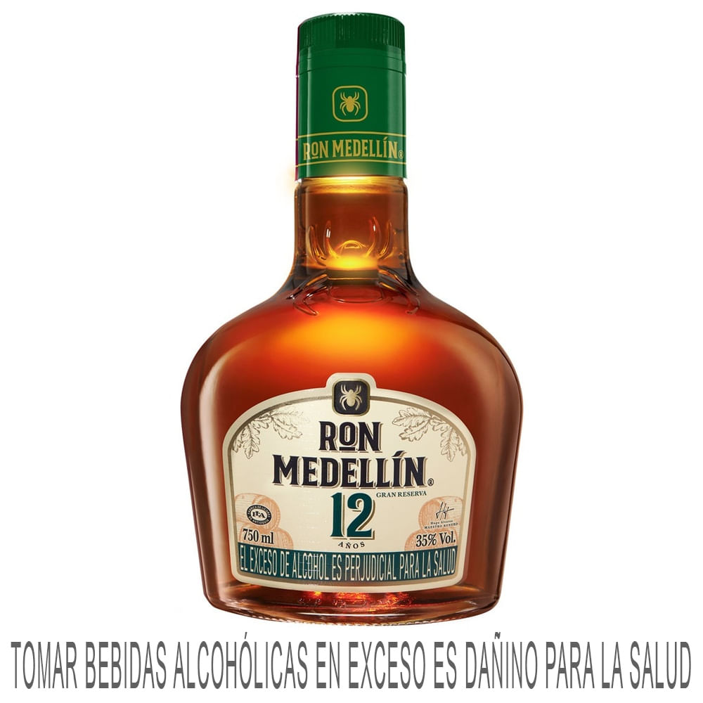 Ron MEDELLÍN 12 años Botella 750ml