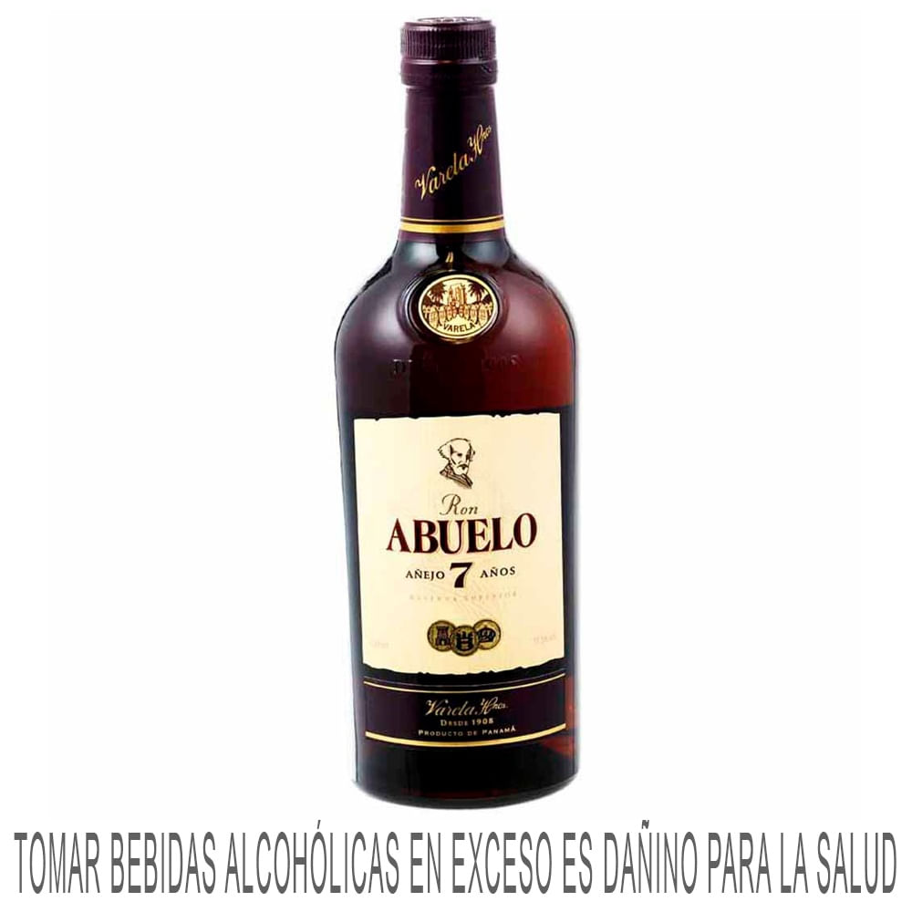 Ron ABUELO Añejo 7 Años Botella 750ml