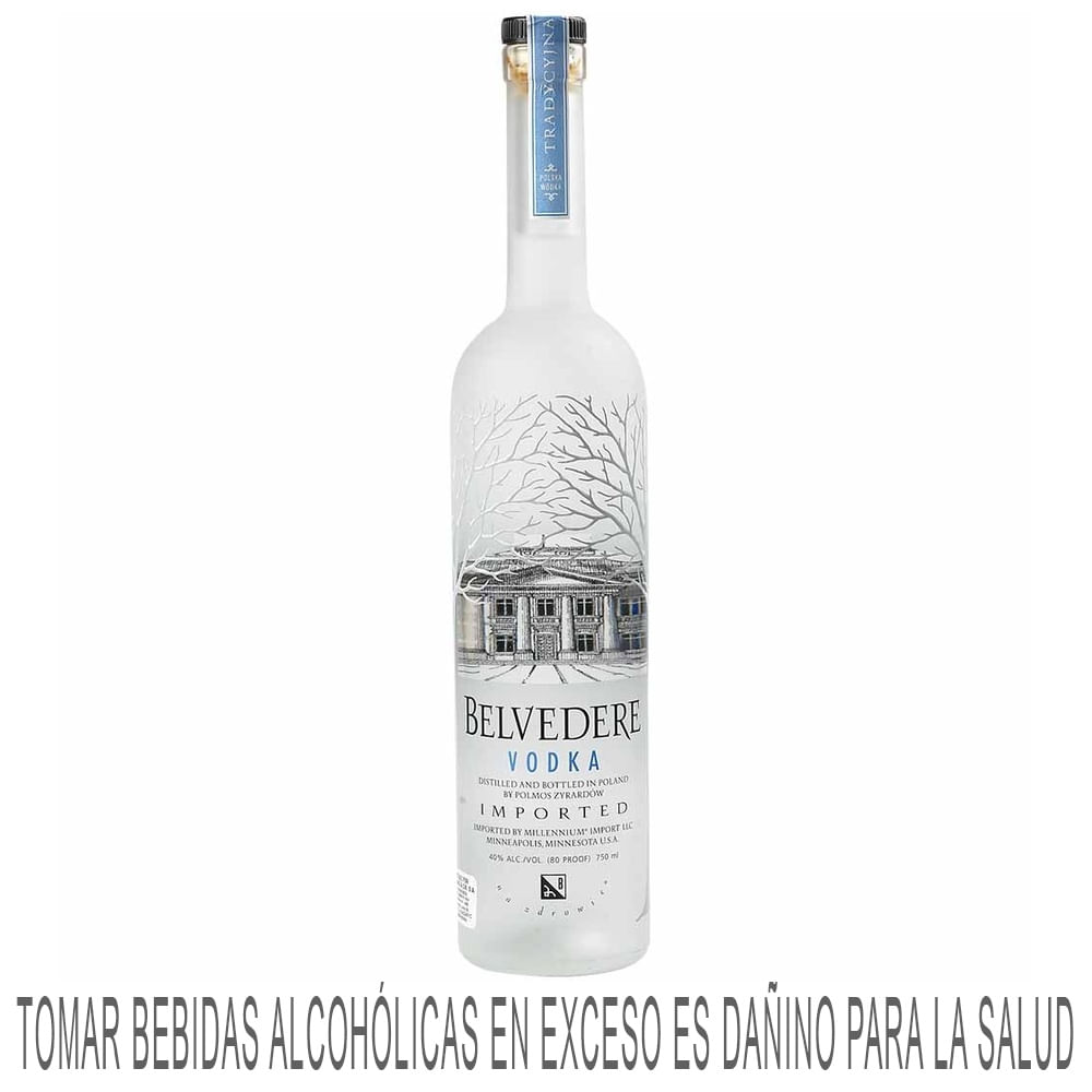 Vodka BELVEDERE Botella 750ml