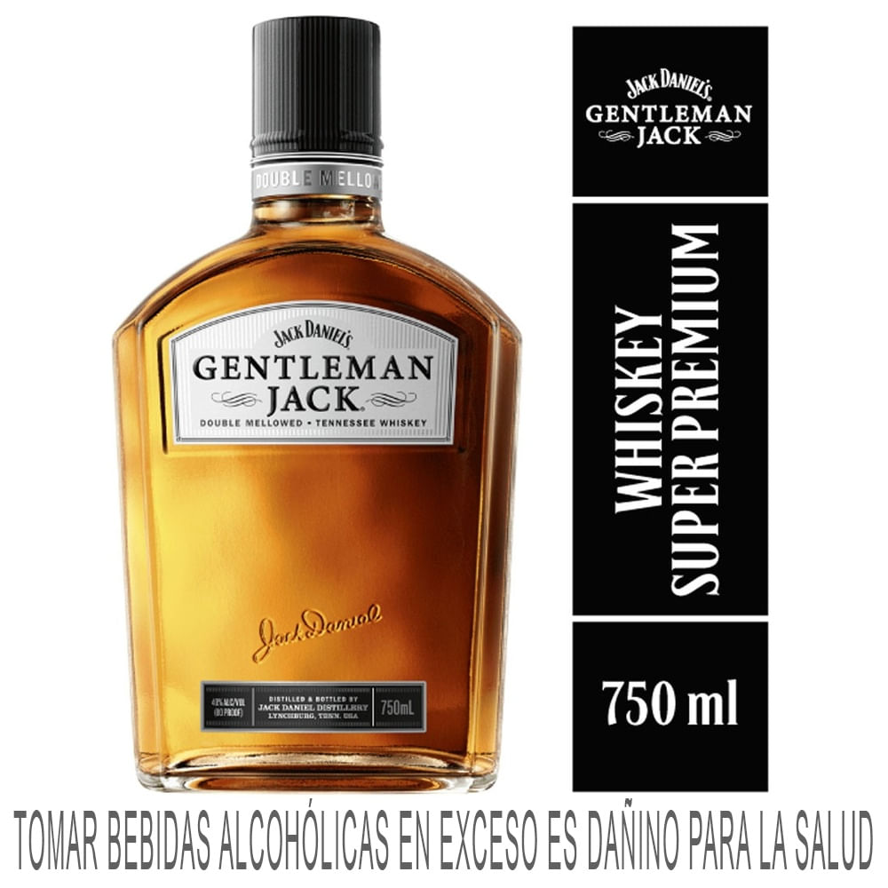 Whisky JACK DANIEL'S Gentleman Botella 750ml