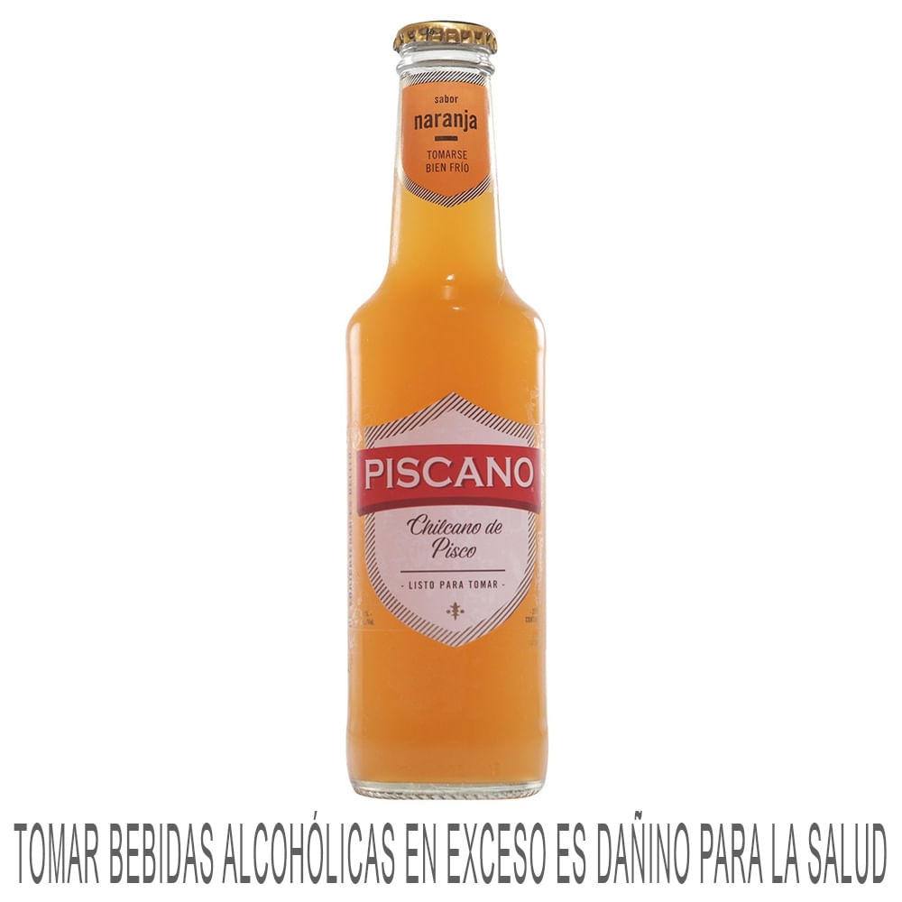 Ready To Drink (RTD) PISCANO Chilcano Naranja Botella 275ml