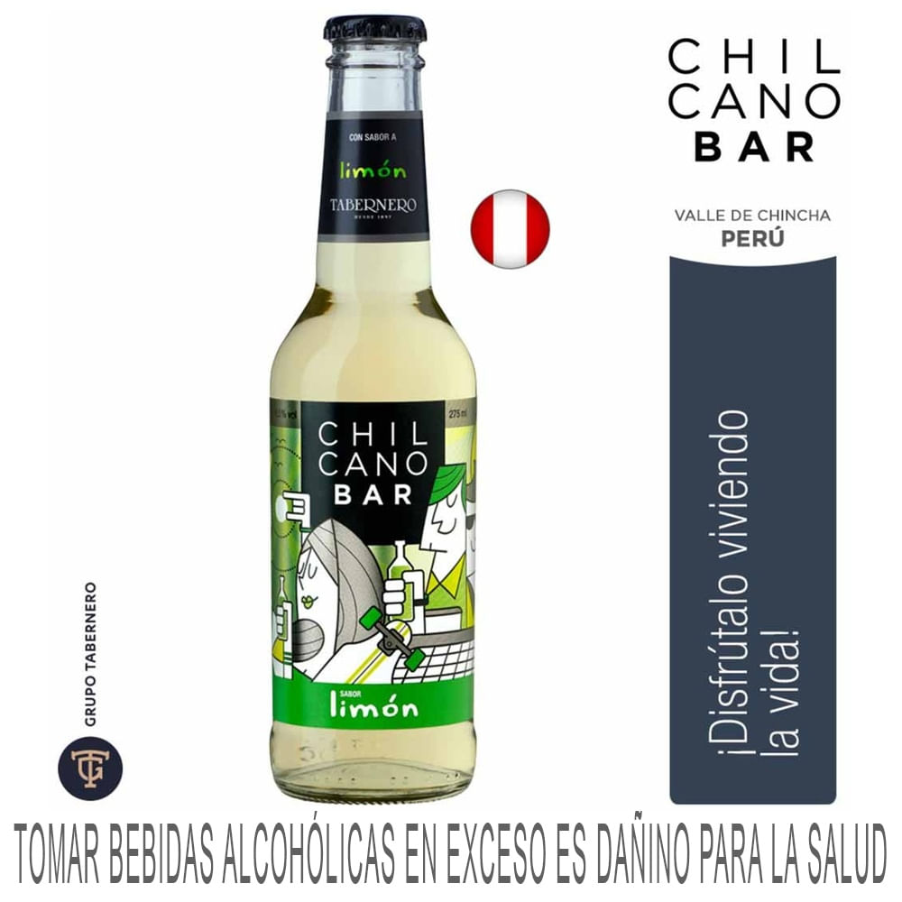 Ready To Drink (RTD) CHILCANO BAR Tabernero Limón Botella 275ml