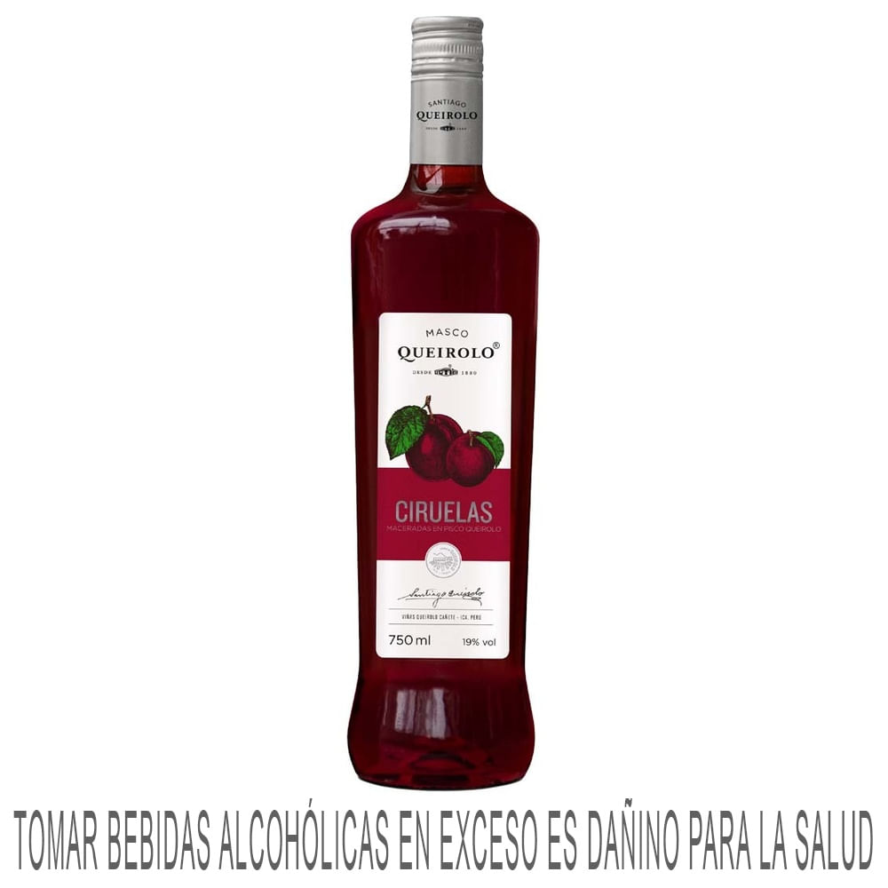 Macerado de Ciruela SANTIAGO QUEIROLO Botella 750ml