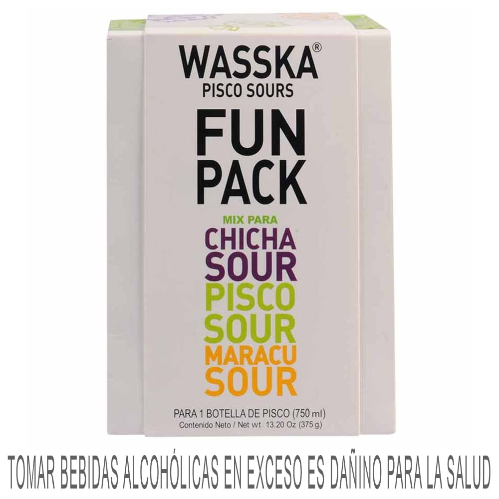 Sour WASSKA Fun Pack Caja 375g