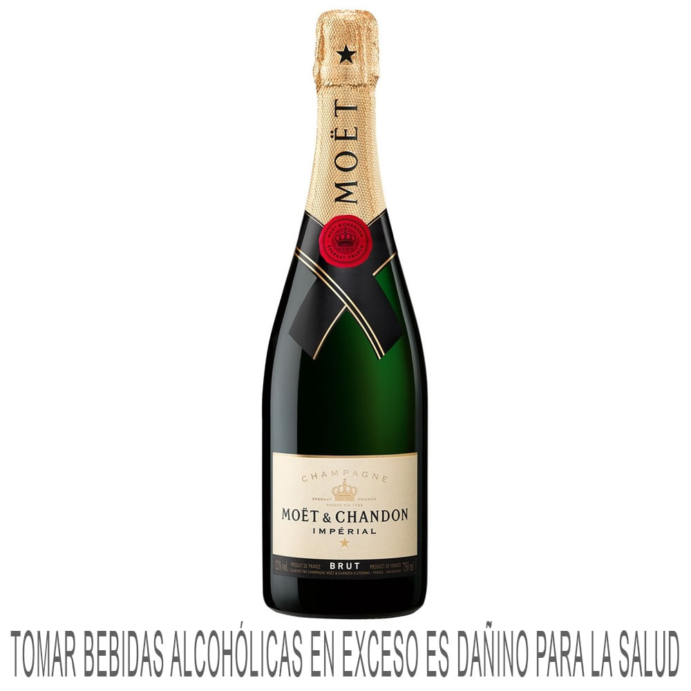 Champaña MOET & CHANDON Imperial Brut Botella 750ml Champaña MOËT & CHANDON Imperial Brut Botella 750ml