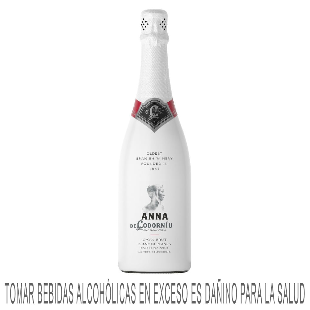 Cava ANNA DE CODORNÍU Brut Reserva Blanc de Blancs Botella 750ml