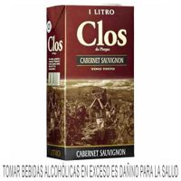 Vino Tinto CLOS DE PIRQUE Cabernet Sauvignon Caja 1L