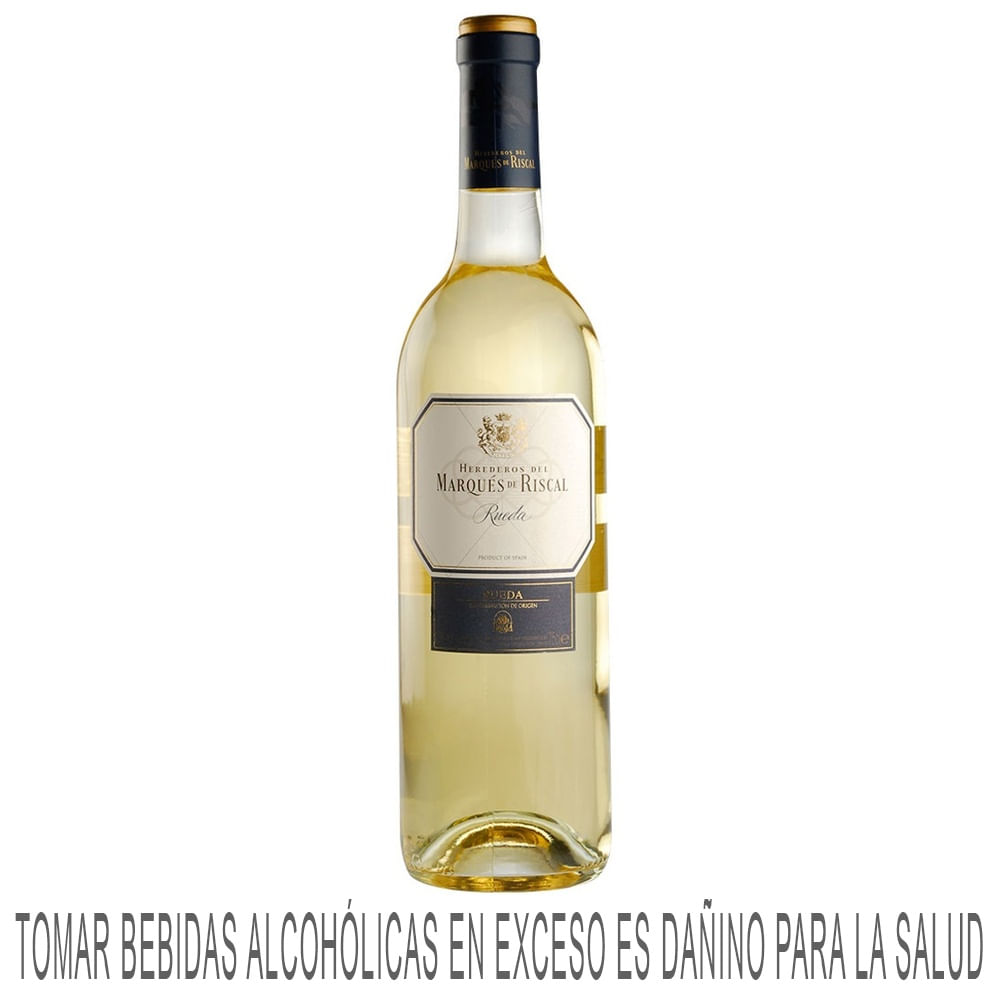 Vino Blanco MARQUÉS DE RISCAL Herederos Rueda Botella 750ml