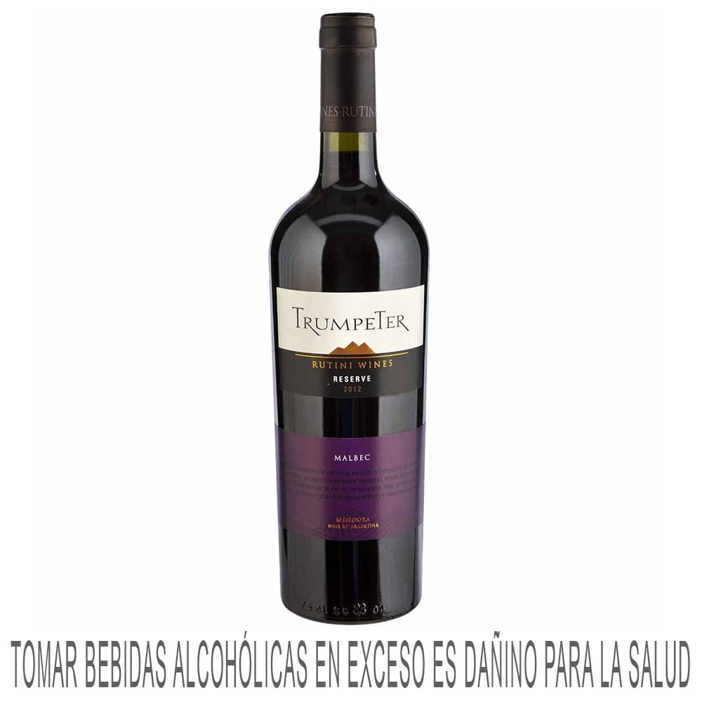 Vino Tinto TRUMPETER Reserve Malbec Botella 750ml