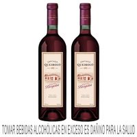 Vino Tinto SANTIAGO QUEIROLO Borgoña Semiseco Botella 750ml