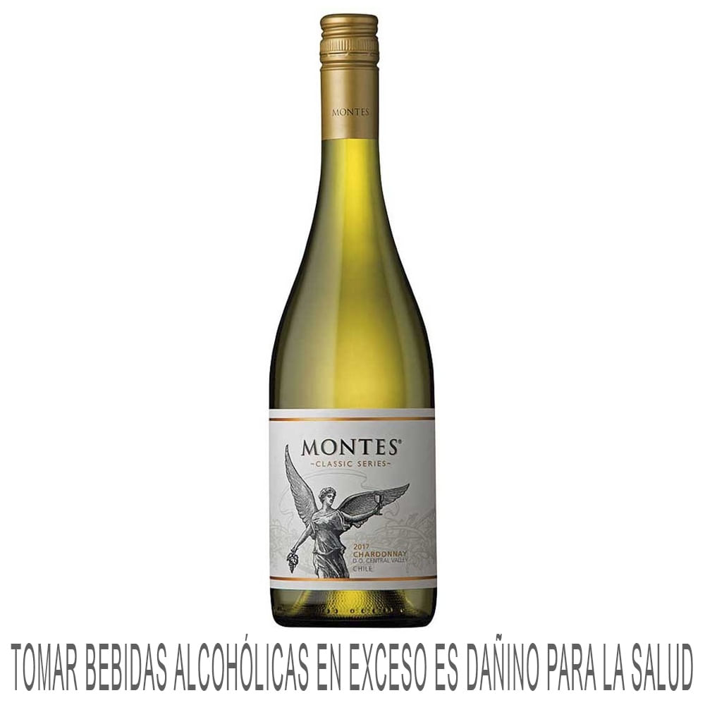 Vino Blanco MONTES Chardonnay Reserva Botella 750ml