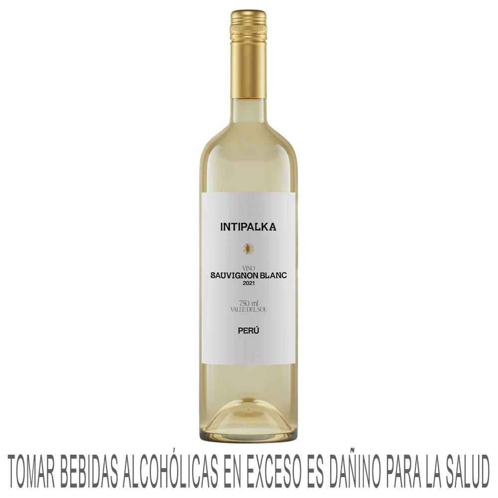 Vino Blanco INTIPALKA Sauvignon Blanc Botella 750ml