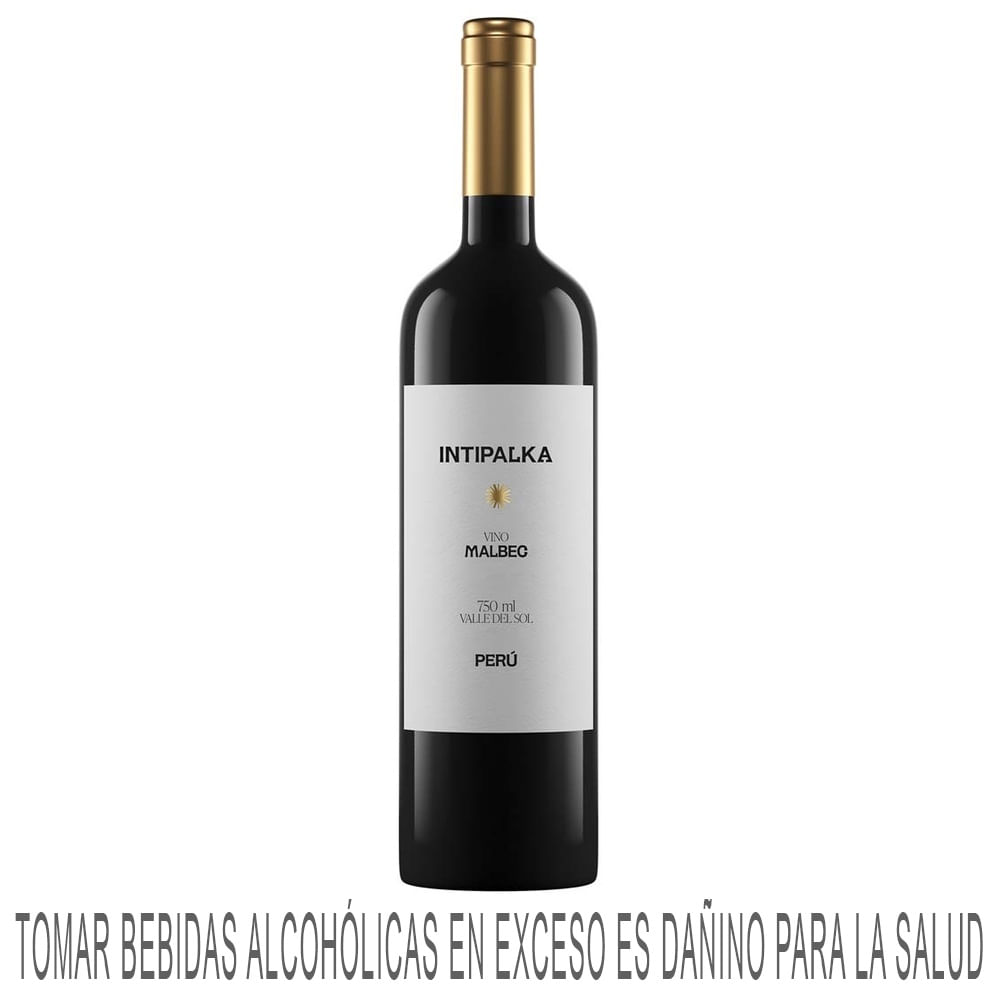 Vino Tinto INTIPALKA Malbec Botella 750ml