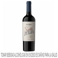 Vino Tinto SANTA JULIA Malbec Botella 750ml
