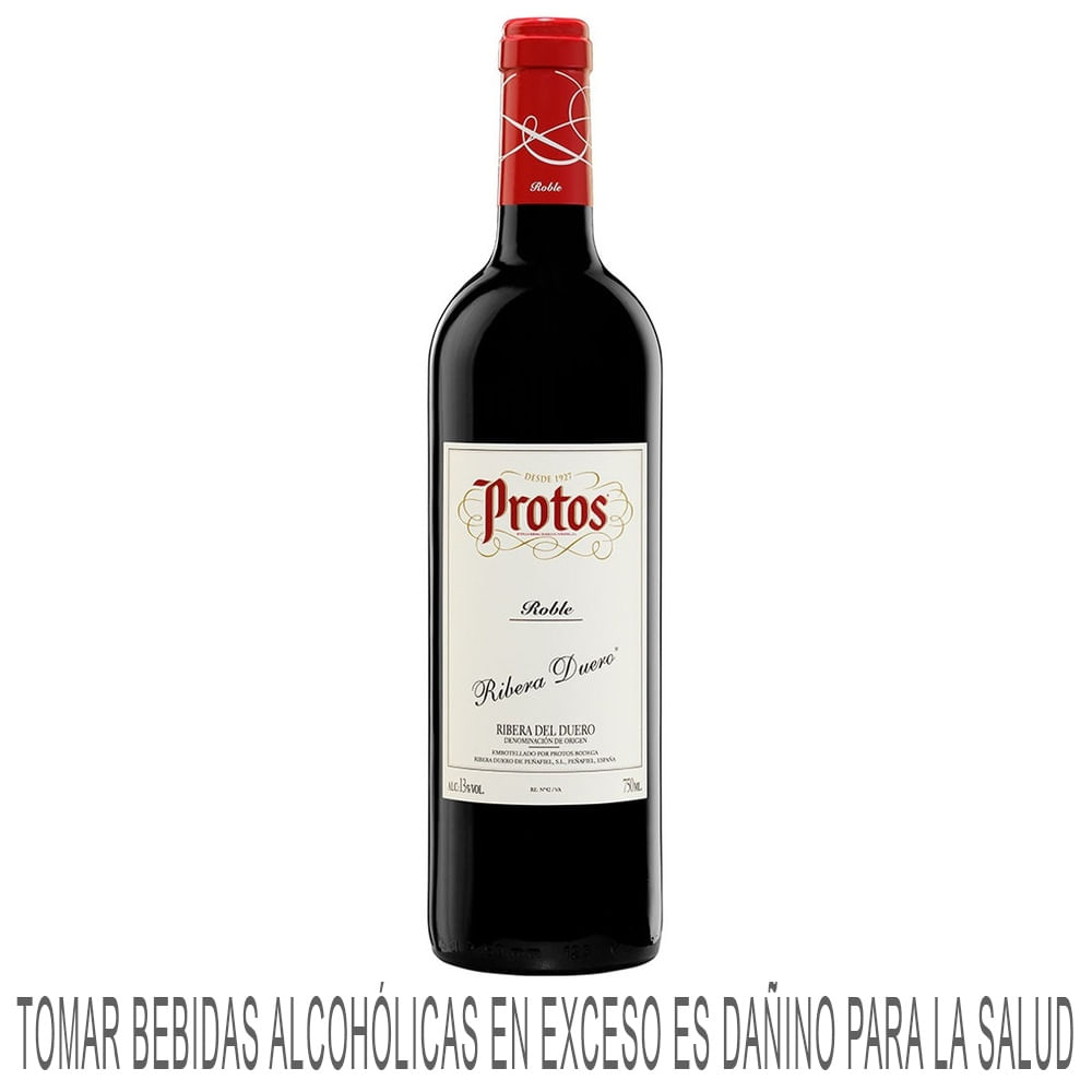 Vino Tinto PROTOS Roble Botella 750ml