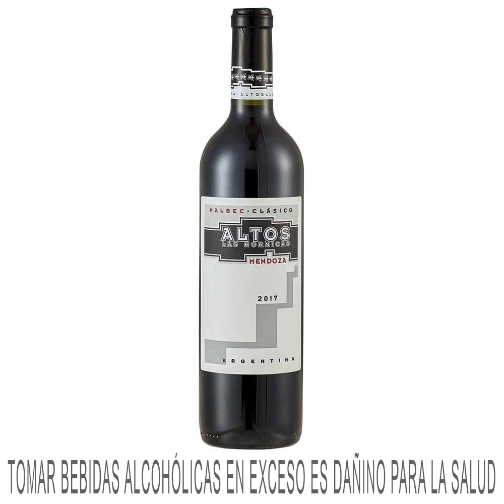 Vino Tinto ALTOS LAS HORMIGAS Malbec Clásico Botella 750ml