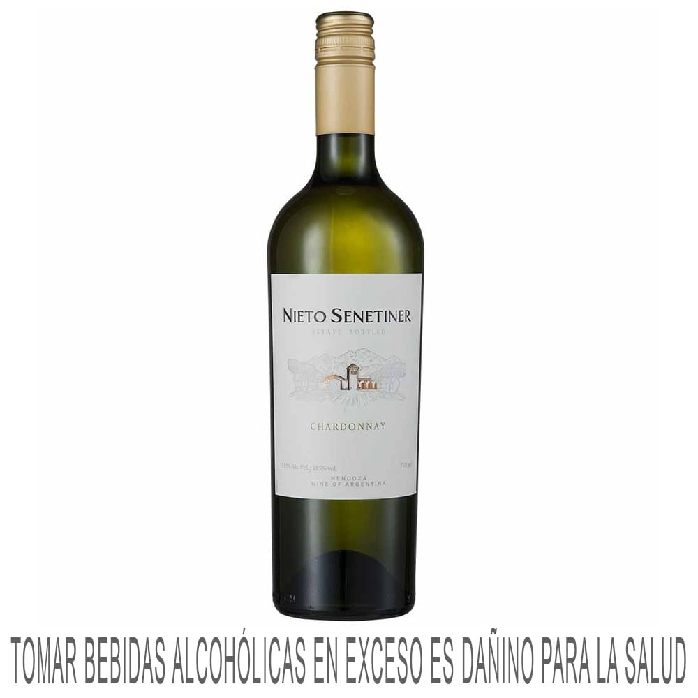 Vino Blanco NIETO SENETINER Chardonnay Botella 750ml