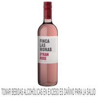 Vino Rosé LAS MORAS Syrah Rosé Botella 750ml