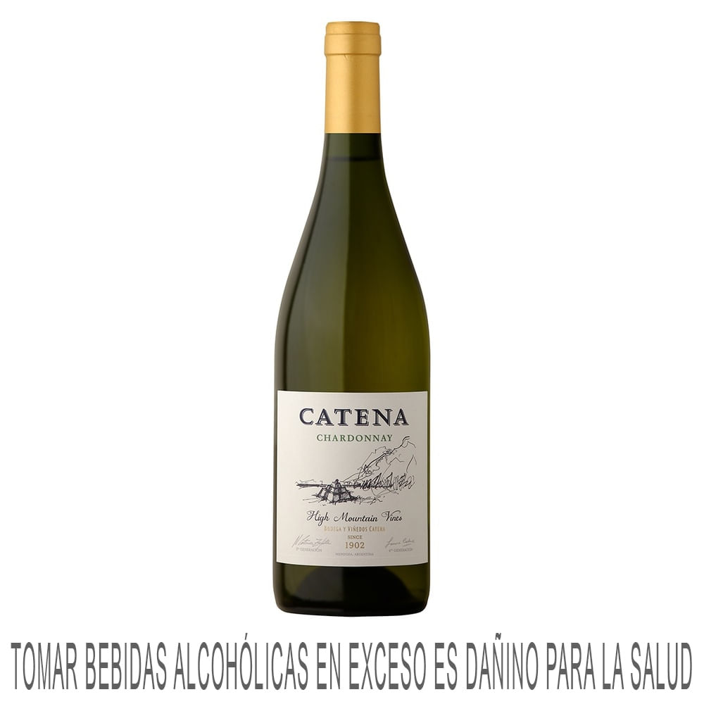 Vino Blanco CATENA Chardonnay Botella 750ml
