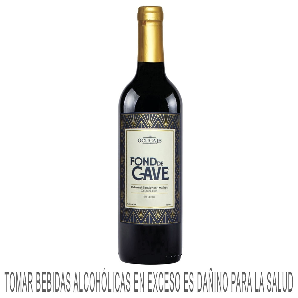Vino Tinto OCUCAJE Fond de Cave Cabernet Sauvignon Malbec Botella 750ml