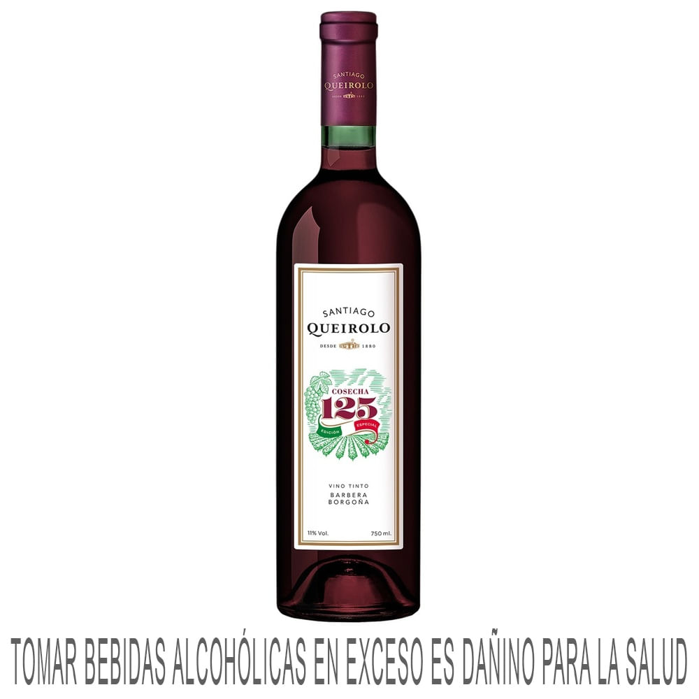 Vino Tinto SANTIAGO QUEIROLO Borgoña Botella 750ml