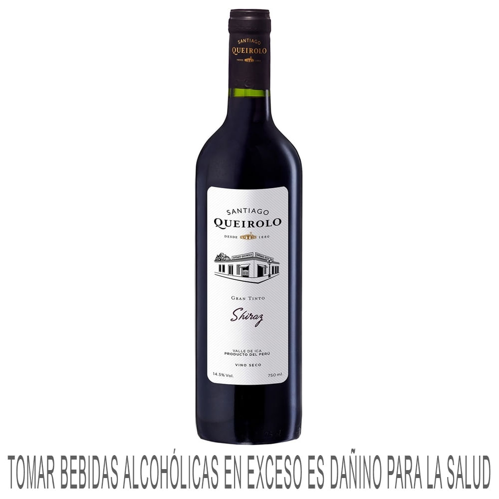 Vino Tinto SANTIAGO QUEIROLO Gran Tinto Shiraz Botella 750ml