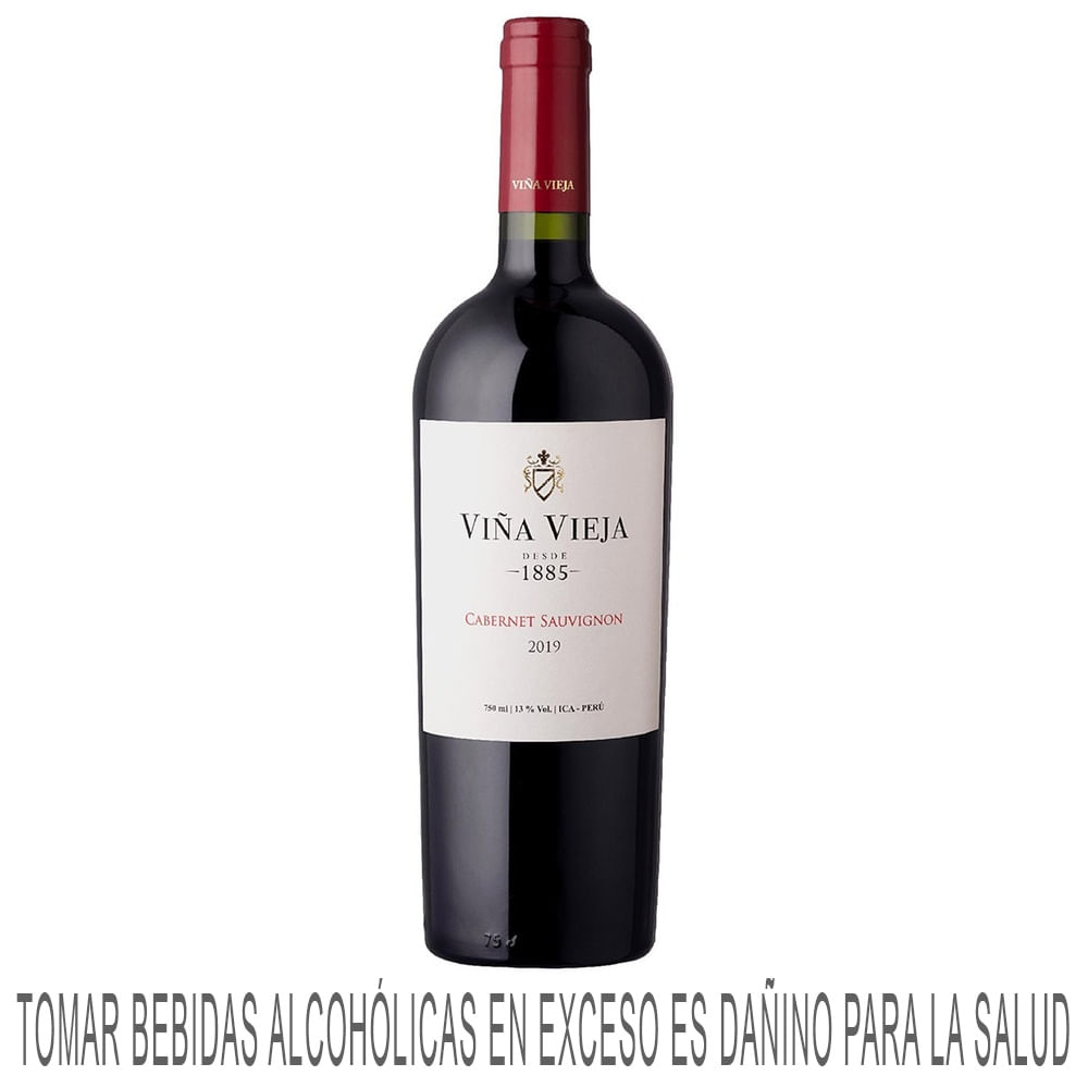 Vino Tinto VIÑA VIEJA Cabernet Sauvignon Botella 750ml