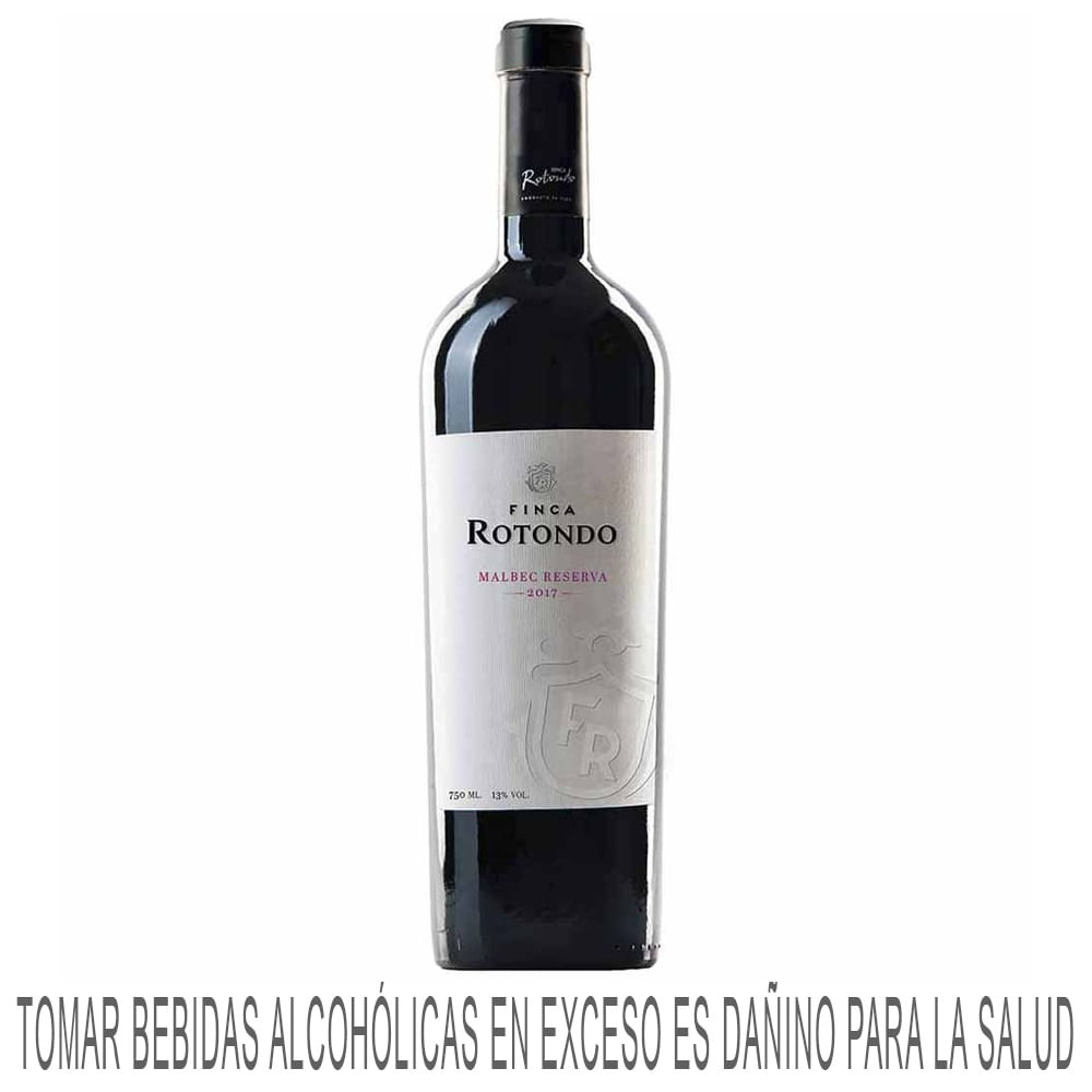 Vino Tinto FINCA ROTONDO Malbec Reserva Botella 750ml