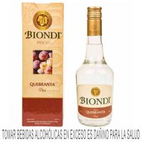 Pisco BIONDI Quebranta Botella 500ml