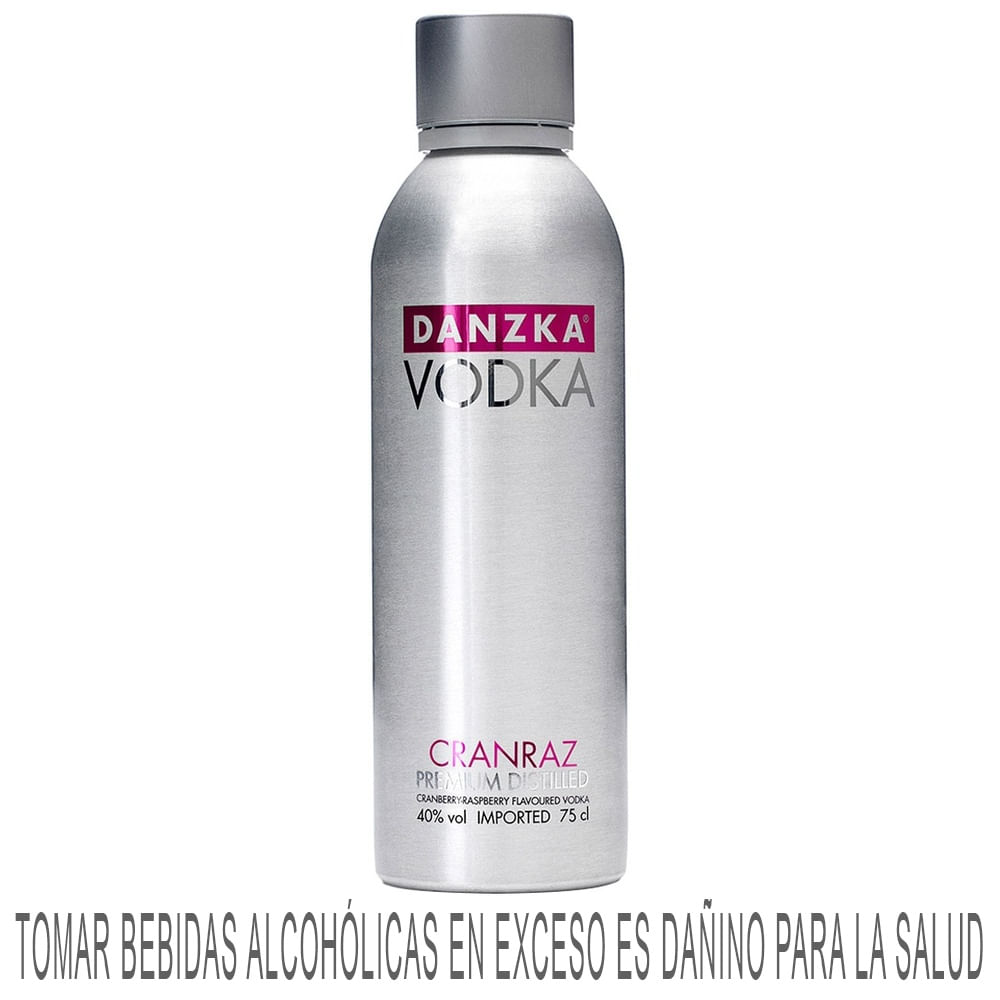 Vodka DANZKA Cranraz Botella 750ml