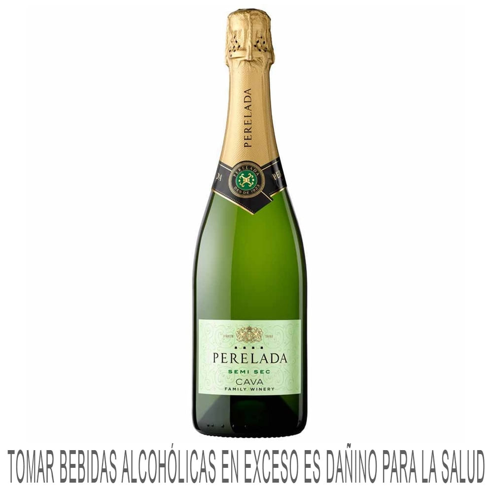 Cava PERELADA Semi Sec Botella 750ml