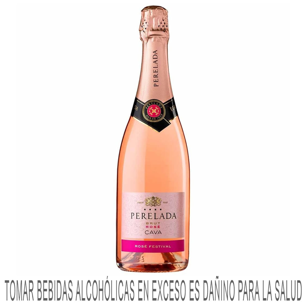 Cava PERELADA Brut Rosé Reserva Botella 750ml
