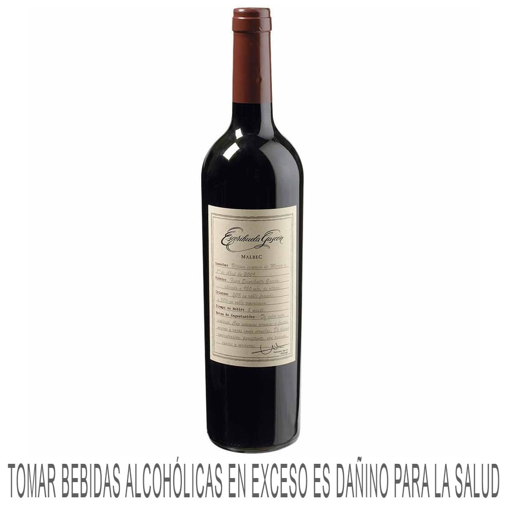 Vino Tinto ESCORIHUELA GASCÓN Malbec Botella 750ml