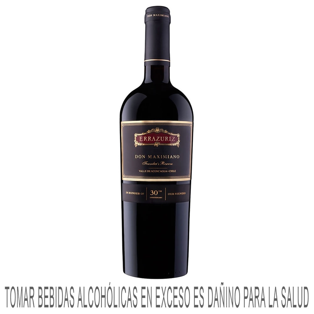 Vino Tinto ERRAZURIZ Don Maximiano Reserva Botella 750ml