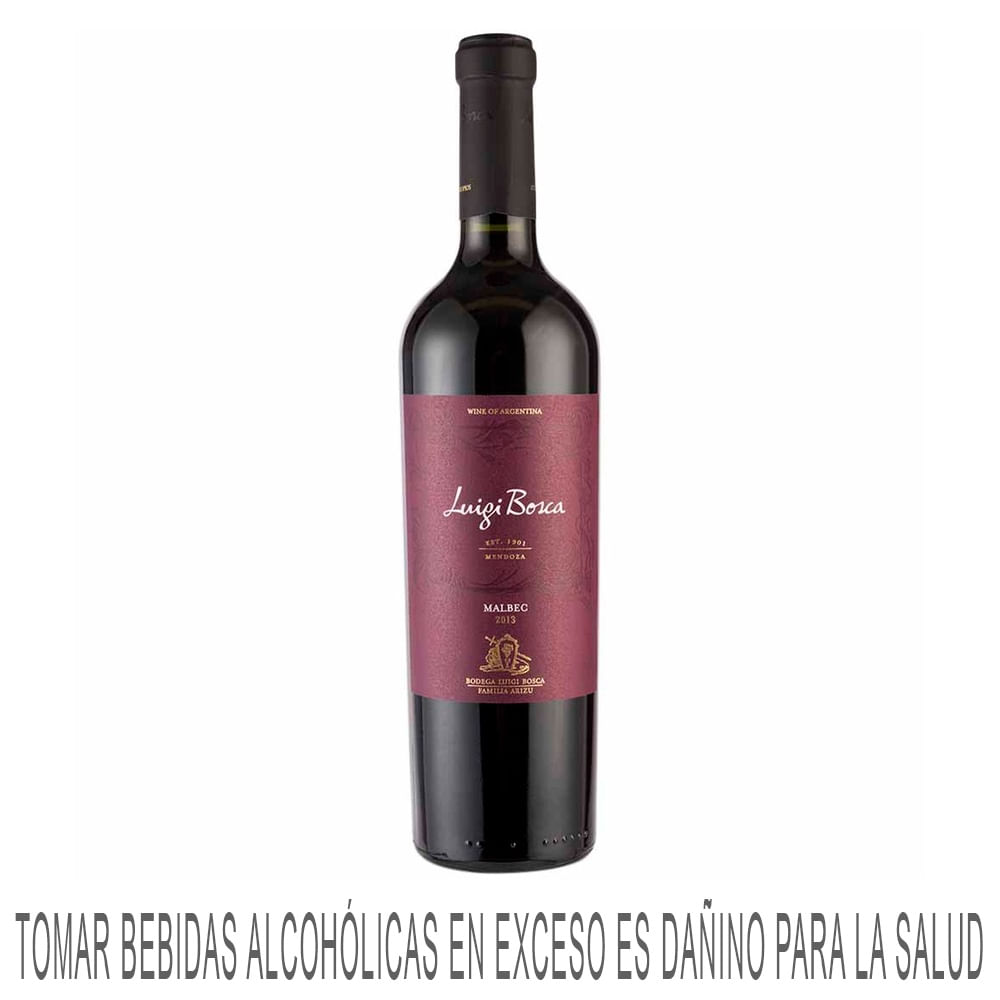Vino Tinto LUIGI BOSCA Malbec Botella 750ml