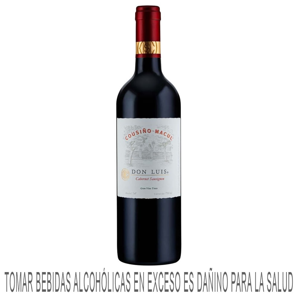 Vino Tinto COUSIÑO MACUL Don Luis Cabernet Sauvignon Botella 750ml