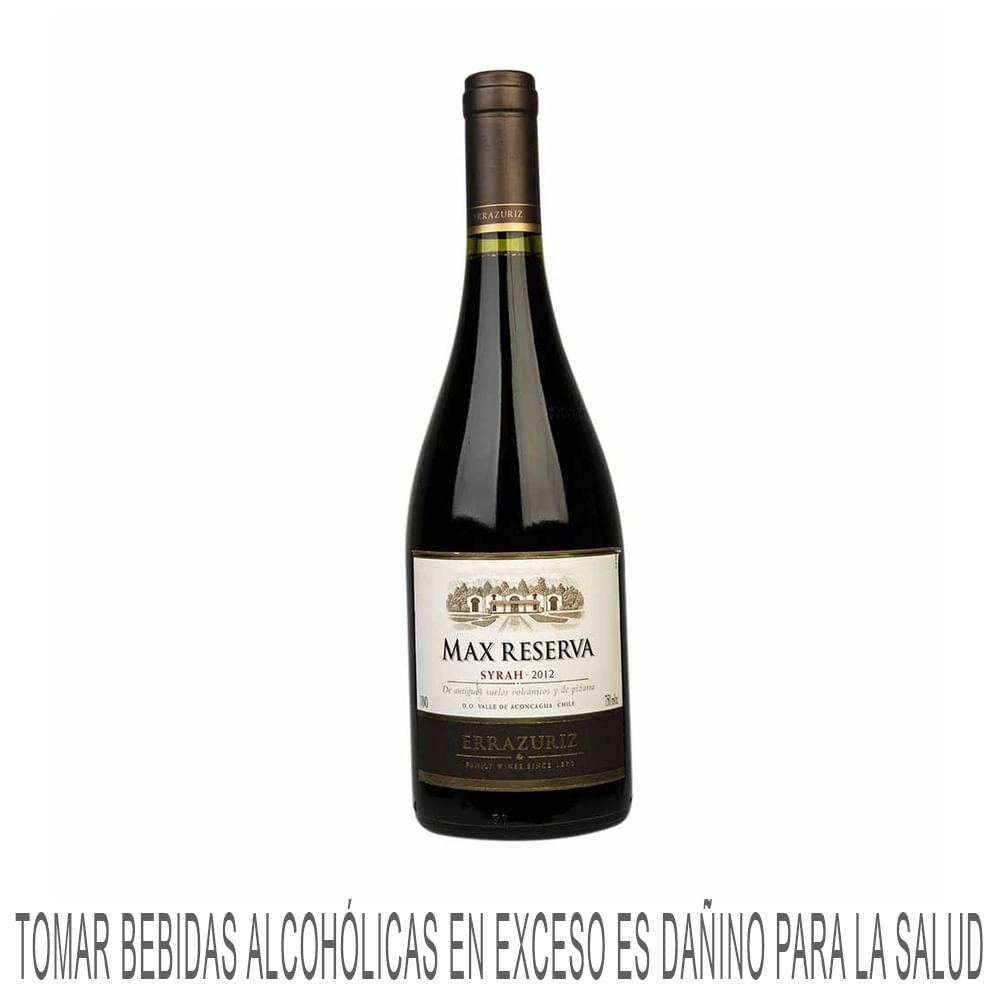 Vino Tinto ERRAZURIZ Max Reserva Shiraz Botella 750ml